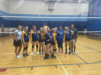 The Alanson Varsity Volleyball team traveled to Petoskey for their first games of the season. They ended the day 5-3 overall and were the champions of their bracket once out of pool play! Seniors Olivia Hofbauer, Christina Midyett, and junior, Allison Peters were all standout players on offense and defense helping lead their team to a few victories. We are looking forward to seeing what else they can accomplish this season.